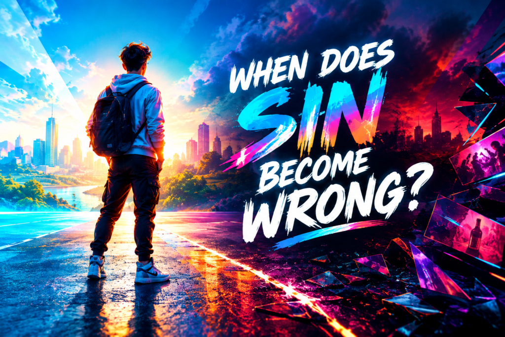 SIN — When Wrong Becomes a Choice The word SIN has become an interesting word in modern culture. For some people, it immediately belongs to religion. It brings to mind churches, sermons, commandments, judgment and punishment. For others, it sounds like an outdated word that belongs to another generation. Then there is the way we use the word casually in everyday life. Something can be “sinfully delicious,” chocolate can apparently be a sin, and a guilty pleasure can be described as a little sin. The word has been used so casually that much of its original weight has disappeared. But perhaps the problem isn't the word itself. Perhaps the problem is that we have forgotten what the word is actually trying to confront. At its most basic level, SIN is about something being wrong. You don't need to be religious to understand that. We understand betrayal. We understand dishonesty. We understand cruelty. We understand abuse. We understand taking advantage of another person. We understand deliberately hurting someone. We understand destroying someone's trust and then refusing to accept responsibility for it. These things don't suddenly become wrong because somebody puts them into a religious conversation. We already understand them. We already know that some things are right and some things are wrong, even if we sometimes disagree about where every individual line should be drawn. That is where the word SIN still has power. It gives a name to something that exists long before we start arguing about religion: the reality that human choices can be morally wrong and that those choices can cause real damage. When the language changes One of the strange things about modern culture is how easily we can change the language surrounding our behaviour. Something that was once called selfish can become “looking after yourself.” Dishonesty can become “being clever.” Irresponsibility can become “living in the moment.” Betrayal can become “following your heart.” Destructive behaviour can become “just being human.” There is nothing wrong with trying to understand why somebody behaved in a particular way. Circumstances matter. Background matters. Experiences matter. But an explanation is not necessarily an excuse, and understanding why someone did something does not automatically make what they did right or acceptable. We have become remarkably good at finding explanations for our own poor behavior. When something goes wrong, there is usually a reason. We were angry. We were hurt. We were under pressure. Somebody else started it. We were influenced by the people around us. We didn't think it through. We had no other choice. Sometimes those explanations are completely valid, but they can also become a convenient way of avoiding responsibility. Eventually, we can become so focused on explaining our behavior that we never stop to ask the more uncomfortable question: Was what I did actually wrong? That is where the word SIN becomes uncomfortable again, because it doesn't simply ask us why we did something. It forces us to consider what we actually chose to do.